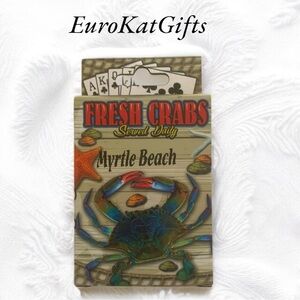 Vintage Playing Cards America Beach Vacation Theme Unopened 1 Deck of Cards NEW